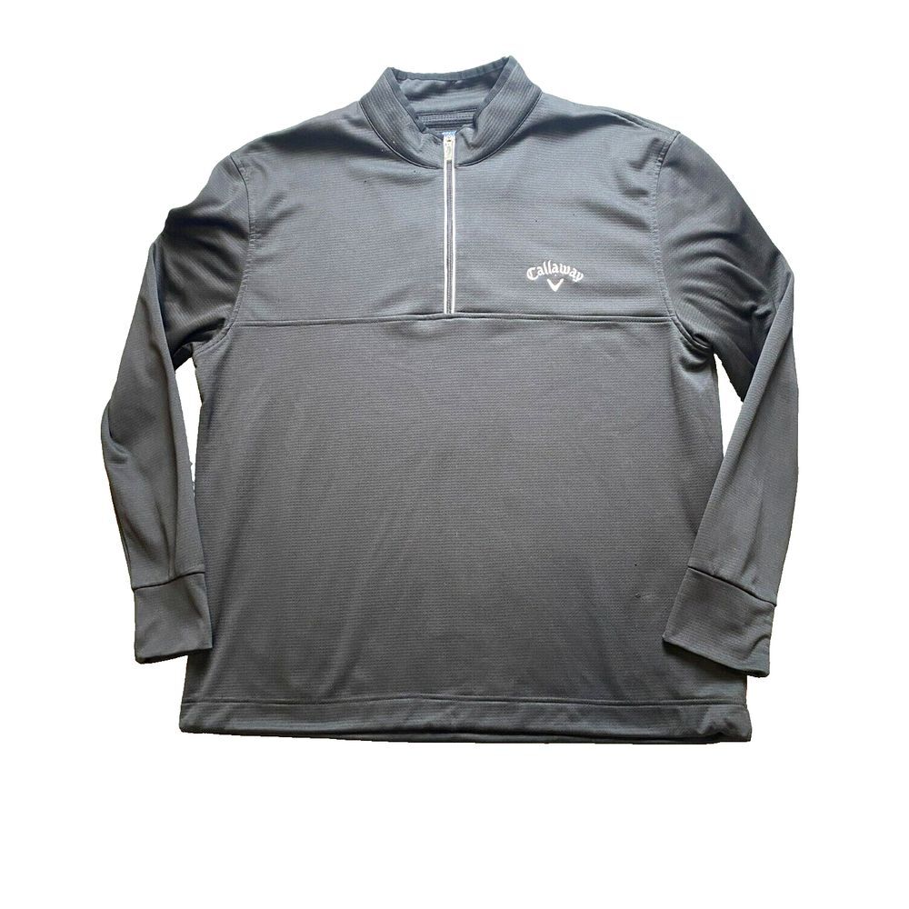 Callaway Jacket Adult Extra Large Black Weather Series‎ Golf Windbreaker Mens